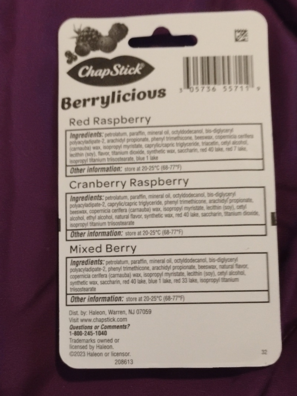 ChapStick Lip Balm 6-Pack Sets - Berrylicious & Spa Collection Bundle - Picture 7 of 7